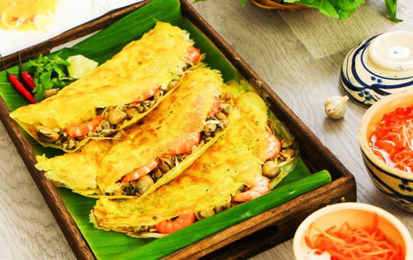Bánh xèo củ hủ dừa