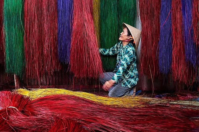 lang-nghe-det-chieu-dinh-yen-dong-thap Hình ảnh làng nghề dệt chiếu Định Yên